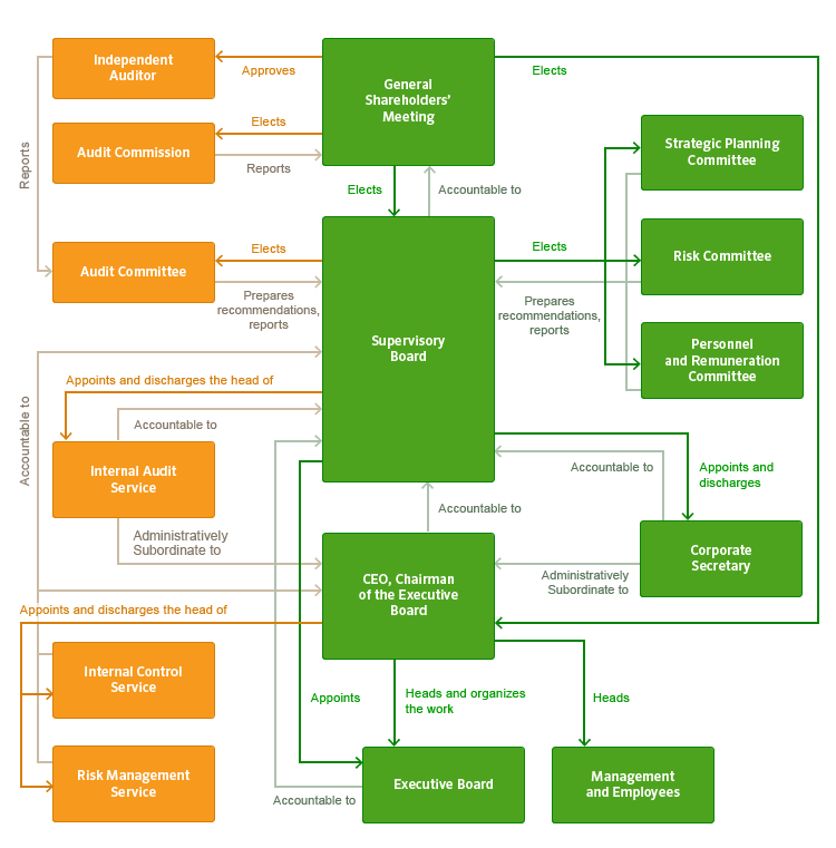 Corporate Governance Structure Chart