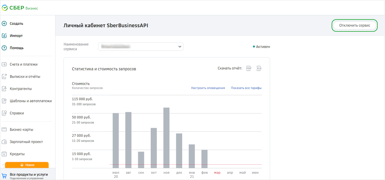 Как отключить обслуживание карты 150 рублей