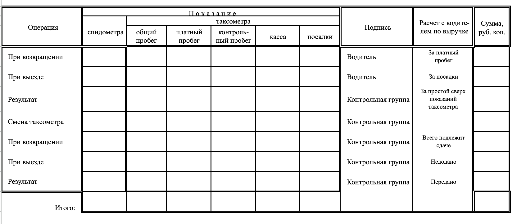 Типовая форма 2